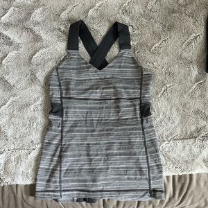 Lululemon Tank Top with adjustable bra shelf.